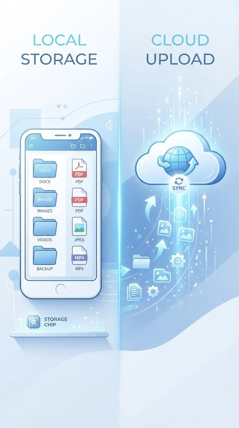 Cloud Storage vs. On-Device Storage: Where Your Phone Data Actually Lives