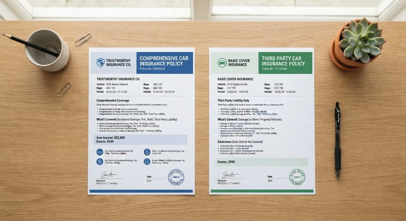 Comprehensive vs. Third-Party Car Insurance: What's the Difference?
