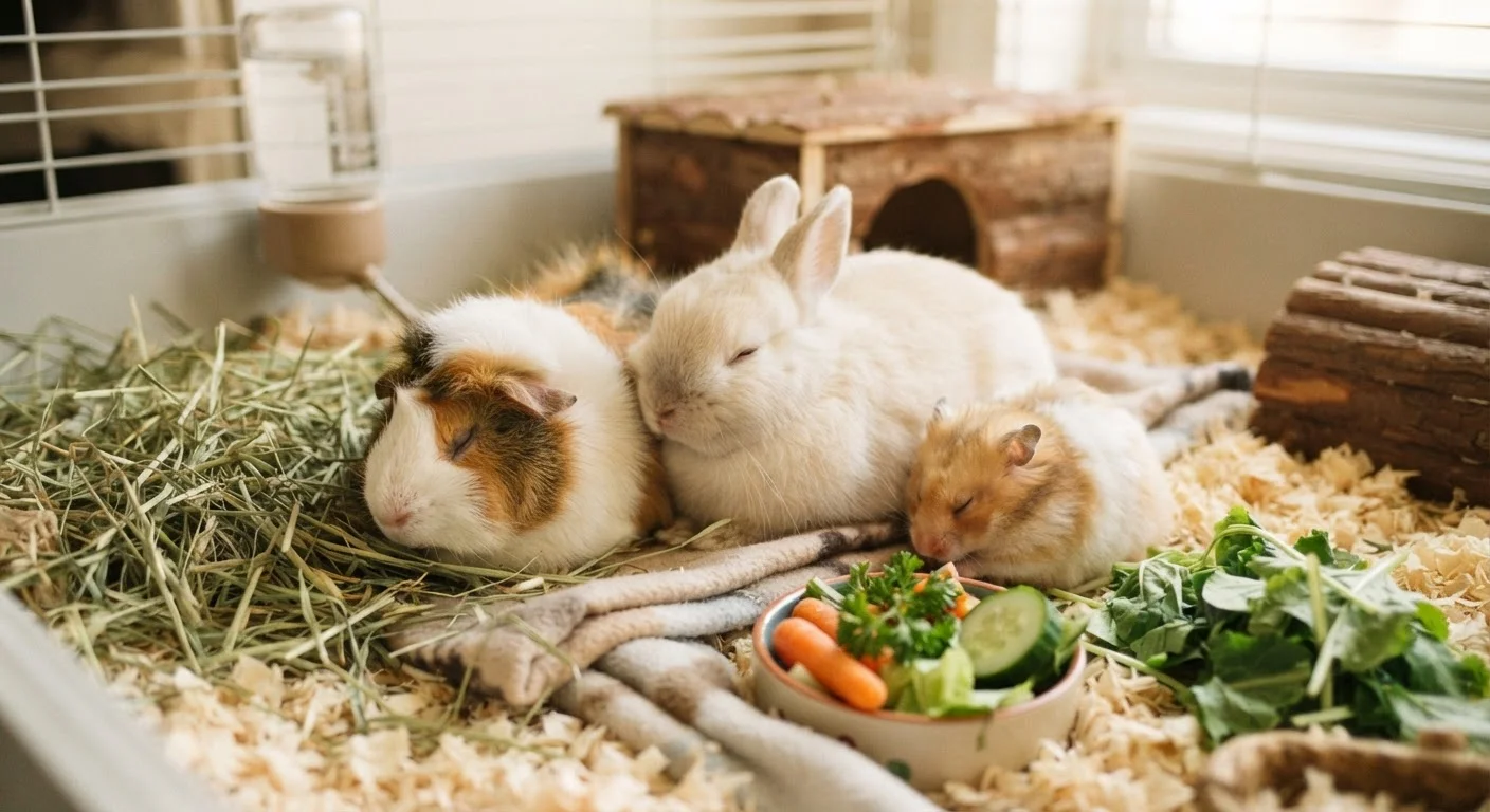 Keeping Small Pets Healthy: Guinea Pigs, Rabbits, and Hamsters