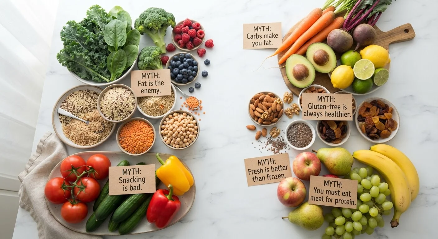 Nutrition Myths That Refuse to Die — and What the Evidence Actually Shows