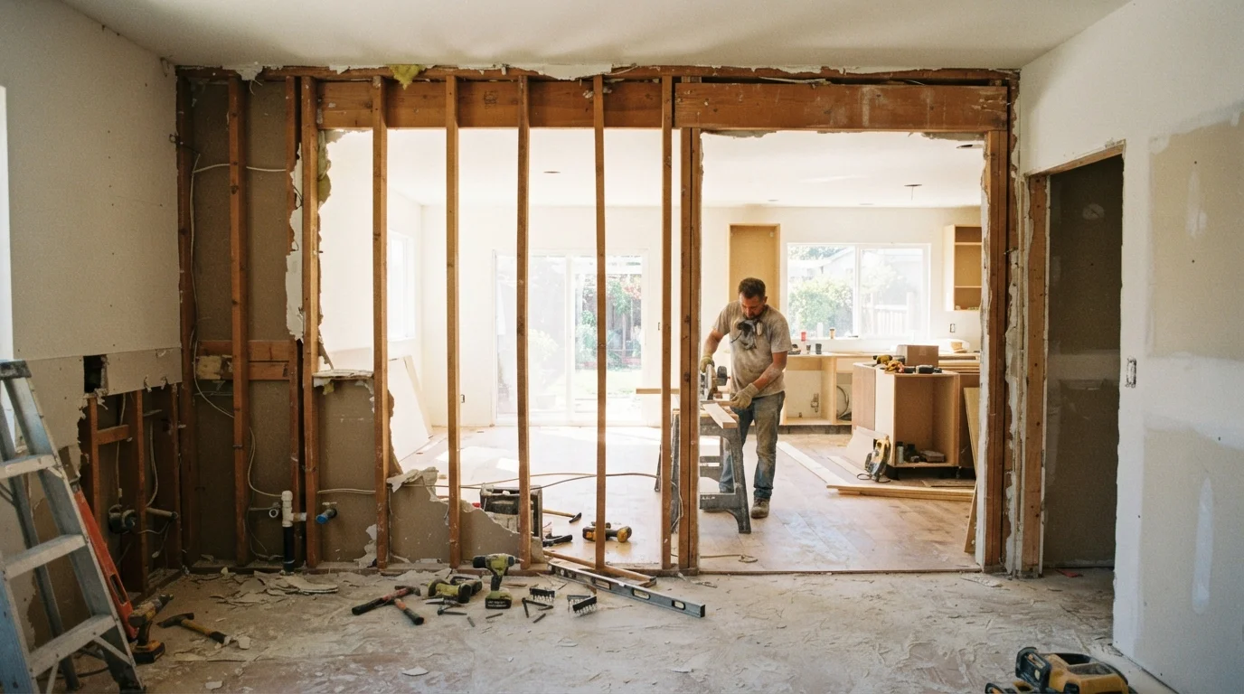 Open-Plan Conversion: What Goes Into Removing an Interior Wall