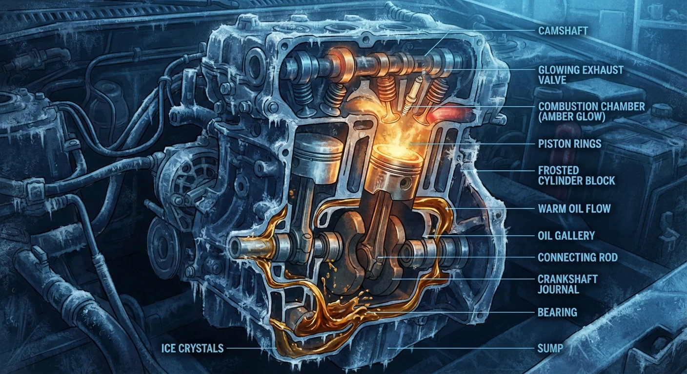 What Happens Inside an Engine During a Cold Start