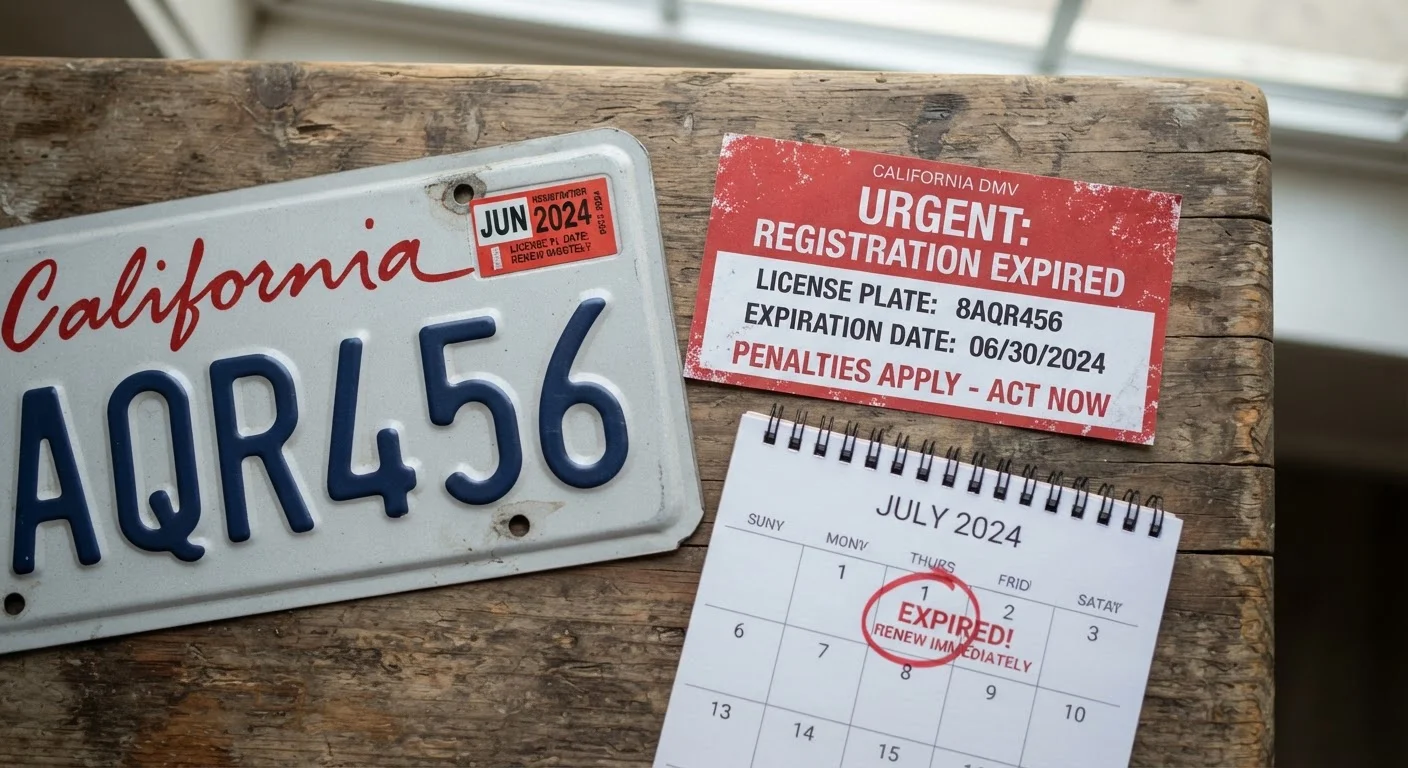 What Happens When You Don't Renew Your Car Registration on Time