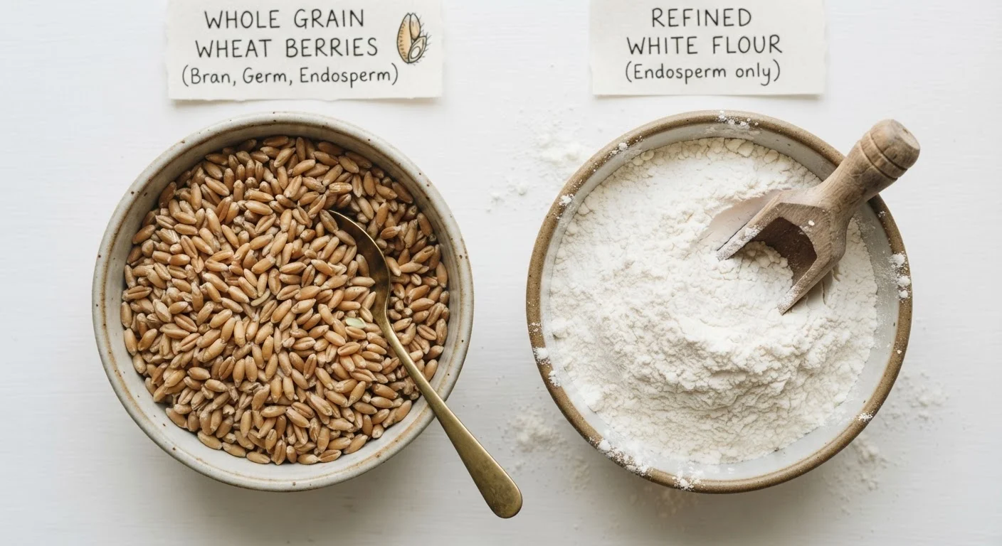 Whole Grains vs Refined Grains: What Changes When You Process a Kernel